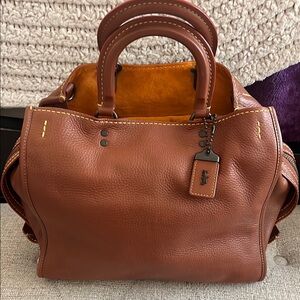 Coach Brown Leather Tote Bag. In excellent condition